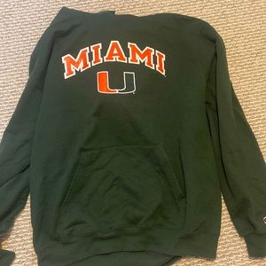 umiami green hoodie
